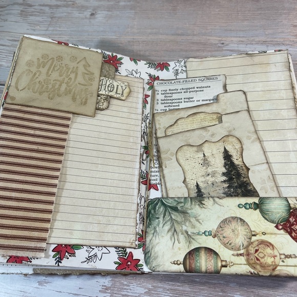 Handmade Christmas junk journal - Picture 5 of 7